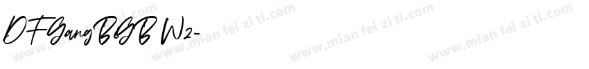 DFGangBiGB W2字体转换